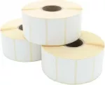 ARTDEV Terminės Perdavimo Etikečių Ritinys 50 x 25 mm, 94 mm OD, 40 mm &Scaron;erdis, 1500 Etikečių / Ritinys, Baltas Popierius, Nuolatiniai Klijai