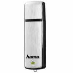 Hama FlashPen Fancy - USB-Flash-Laufwerk - 32GB - USB2.0 - Schwarz, Silber (00181082)