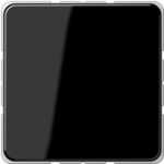 JUNG CD 594-0 SW. Produktfarbe: Schwarz, Markenkompatibilit&auml;t: JUNG, Material: Thermoplast (CD594-0SW)