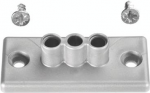 Bachmann Easy-Desk 2B - Kabelf&uuml;hrungs-Befestigungs-Kit - Silber