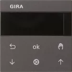 GIRA 536628 S3000 žaliuzių + laikmačio jungiklis su ekranu (536628)