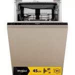 Whirlpool WH6IC11BS7LSA0 visi&scaron;kai įmontuojama siaura indaplovė, 11 vietų
