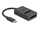 Delock - Schnittstellenadapter - M.2 - M.2 Card (PCIe NVMe & SATA) - USB-C 3,2 (Gen 2) - Schwarz (64198)