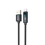 Dudao L7T USB-A į USB-C laidas 66W 1m Juodas