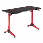 Gaming stalas MACLEAN RS163 RGB LED, didelis stalvir&scaron;is, maksimali apkrova 100 kg, maksimalus auk&scaron;tis 760 mm