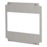 Eaton GA-RS-I44 tvirtinimo plok&scaron;tė, plastikinė, pilka, 375 x 375 x 20 mm, skirta CI serijos korpusams 022653