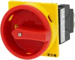 Eaton T0-2-1/EA/SVB blokuojamas kum&scaron;telinis jungiklis 20 A 690 V 1 x 90&deg; geltonas/raudonas 038873