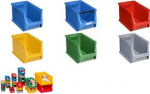 allit Sichtlagerkasten ProfiPlus Box 4H, aus PP, grau Gr&ouml;&szlig;e 4H, Nutzlast: 30 kg, Auflast: 90 kg, stapelbar, - 1 St&uuml;ck (456284)