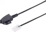 Telefono jungiamasis laidas ShiverPeaks 70002-0.5 &mdash; TAE-F ki&scaron;tukas į RJ45 ki&scaron;tuką, 0,5 m