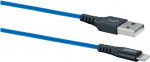 Schwaiger USB-Kabel 2.0 St. A->Apple Lightning 1.2m blau - Kabel - Digital/Daten