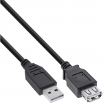 InLine USB 2.0 Verl&auml;ngerung - Stecker / Buchse - Typ A - schwarz - 5m