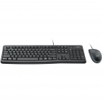 Desktop MK120, wired, USB, QWERTZ, black, mouse included