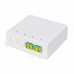 DIGITUS FTTH Geh&auml;use, 2 x LC/APC DX Kupplung mit Shutter (DN-931097)