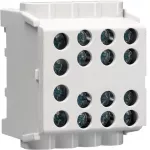 HAGER KH35L8 vienpolė magistralinės linijos at&scaron;akos gnybtų blokas, 6-35 mm&sup2; magistralė, 125 A, 1000 V, pilkas