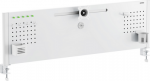 SpeaKa Professional SP-B25-02 Monitor+ Organizer Board Monitor-Tischhalterung Wei&szlig; matt (SP-13660880)