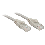 Lindy - Patch-Kabel - RJ-45 (M) - RJ-45 (M) - 20,0m - UTP - CAT 6 - gepresst, verseilt, glatt - Grau (48009)