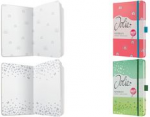 sigel Notizbuch Jolie Butterfly Confetti Lime, 174 Seiten 135 x 203 mm, liniert, 80 g/qm wei&szlig;es Papier, Hardcover - 1 St&uuml;ck (JN347)