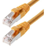 Helos - Patchkabel - RJ-45 (M) - RJ-45 (M) - 3 m - SFTP-Kabel - CAT 6 - gelb