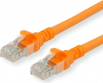 ROLINE - Patch-Kabel - RJ-45 (M) bis RJ-45 (M) - 50 cm - UTP - CAT 6a - halogenfrei, geformt, verseilt - orange (21.15.2770)