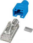 RJ45-Hirose Stecker STP, TM11 blau, 50 St&uuml;ck, 3 Elemente, Cat.5e Hersteller: HIROSE (H7540.7-50)