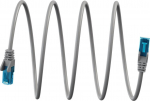 Goobay Ultraflexibles CAT 6A Patchkabel U/UTP, grau (79231)