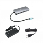 i-tec USB-C Metal Nano Dock HDMI/VGA with LAN Power Delivery 100 W Charger 112W
