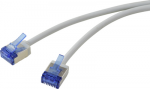 Renkforce RF-7116934 RJ45 Netzwerk Patchkabel CAT 6a U/FTP 10.00 m Grau extrem d&uuml;nn 1 St. (RF-7116934)