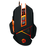 CANYON Hazard GM-6, Hazard GM-6 Optical gaming mouse, adjustable DPI setting 800/1600/2400/3200/4800/6400, LED backlight, moveable weight slot and retractable top cover for comfortable usage, Black rubber, cable length 1.70m, 137*90*42mm, 0.154kg(rep ...