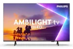 Televizorius Philips 43PUS8450/12 43 colių QLED 4K Ultra HD, 3840&times;2160, Titan OS, Wi‑Fi, Ethernet, Juodas