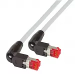 Tinklo laidas EFB Elektronik K4137GR.25 RJ-45 Cat6a 25 m Pilkas