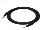 SSQ JMPJMP5 SS-1449 instrumentinis kabelis 6.35mm TS ki&scaron;tukas &ndash; 6.35mm TS ki&scaron;tukas, 5 m, juodas