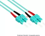 GoodConnections &Scaron;viesolaidinis jungiamasis laidas Duplex OM3 50/125 SC/SC 15m Aqua LSZH