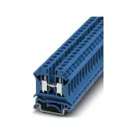 Phoenix Contact UK 6 N BU praėjimo gnybtas, varžtinis sujungimas, 6 mm&sup2;, 800 V, 41 A, mėlynas