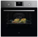 AEG 5000 SurroundCook įmontuojama elektrinė orkaitė, 65 l, pirolitinis savaiminis valymas, nerūdijantis plienas