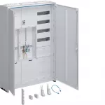 Hager universZ komplektinis skaitiklių spintelė 1100x800x205mm 3 fazių 2 skaitiklių vietos APZ balta ZB333Q25ENT