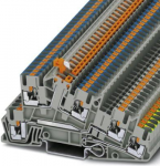 Phoenix Contact Schutzleiterquelle Push-in Anschluss PE-L-NTB grau, 0.14...4 mm&sup2;, 3213955 (PTI 2,5-PE/L/NTB)