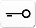 JUNG 33 T WW Symbol aws T&Uuml;r