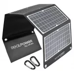 Saulės baterija RealPower SP-30E 30W USB 5V Juoda Balta