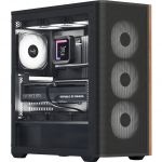 Aerocool D501A PC-Geh&auml;use, Midi-Tower, ATX, Tempered Glass - schwarz