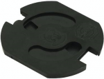 Bachmann Teddy series 6320 - Abdeckung des Netzanschlusses - Schwarz (Packung mit 5) (924.010)