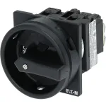 Eaton T0-1-102/EA/SVB-SW blokuojamas kum&scaron;telinis jungiklis 20 A, 1 poliaus, 90&deg; juodas