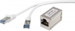 Renkforce RJ45 Netzwerk Verl&auml;ngerungskabel CAT 6a S/FTP 15 m Grau mit Rastnasenschutz, Flammwidrig (RF-3829260)