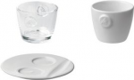 Melitta Espresso-Tasse M-Collection, wei&szlig;, 80 ml aus Porzellan, H&ouml;he: 54 mm, ohne Henkel - 6 St&uuml;ck (16620)