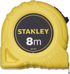 Stanley pocket roll tape measure L.8m W.25mm mm/cm EG II capsule fixed SB