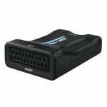 Hama - Videoschnittstellen-Converter - SCART (W) bis Gleichstromstecker, HDMI (W) - Schwarz - 1080p-Unterst&uuml;tzung (00121775)