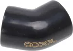 Alphacool HF L-jungtis 45&deg; G1/4 vidinis sriegis prie G1/4 vidinio sriegio - Deep Black (17191)