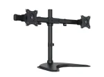 Multibrackets M Deskstand Basic Dual stovas monitoriui, laisvai pastatomas, 16 kg, 38,1 cm (15 inch), 68,6 cm (27 inch), 100 x 100 mm, juodas