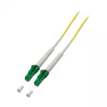 EFB Simplex &scaron;viesolaidinis komutacinis kabelis LC/APC&ndash;LC/APC OS2 G657A2, 3 m, LSZH 2 mm, geltonas (O2519.3)