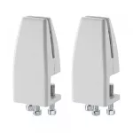 Neomounts stalo spaustuvas NS-GLSPROTECT serijai - 8-25 mm stalo storis - 2 vnt., baltas