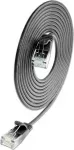 Wirewin SLIM KAT6A 10 Gigabit &scaron;viesus tinklo kabelis apvalus, U/UTP, &Oslash; 3,6 mm, juodas (SLIM-L-UU-K6A 5.0 BK)
